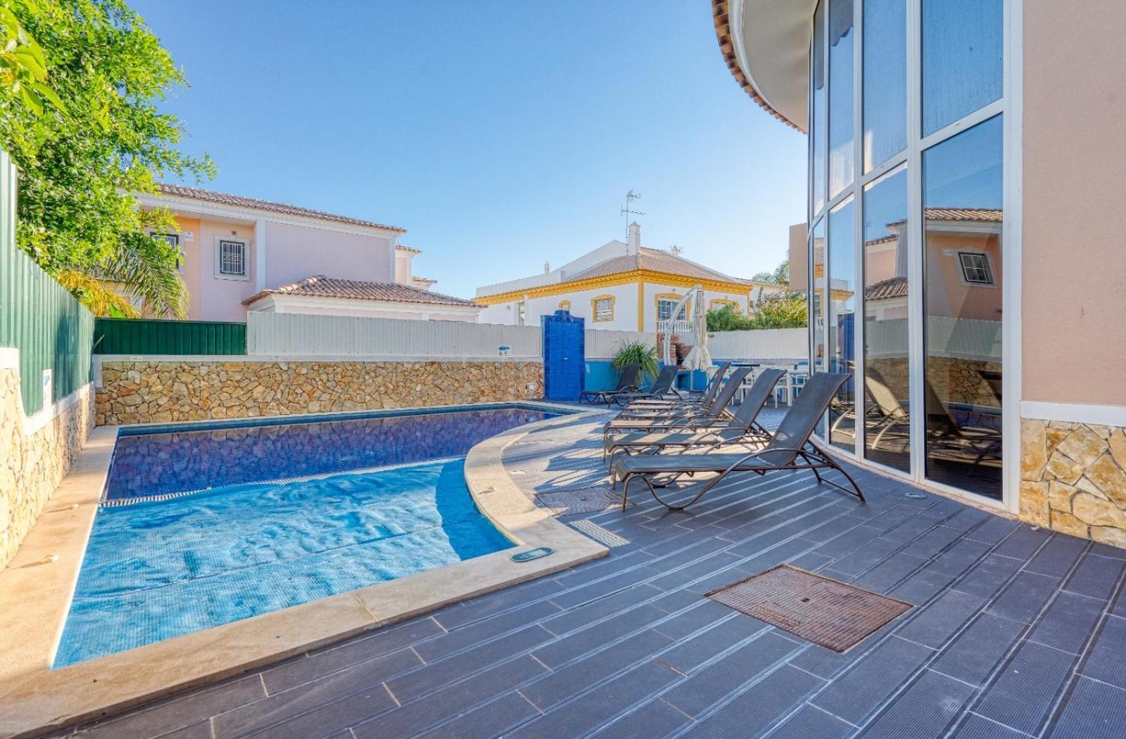 Full Private 300Sqm Villa Jacuzzi Heated Pool Ideal & Quiet Location Albufeira Dış mekan fotoğraf